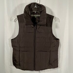 Kenneth Cole REACTION Women's Quilted Vest Size XL Brown